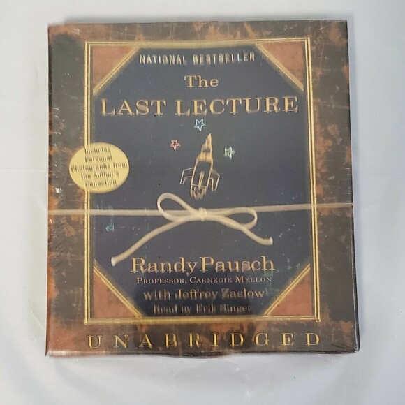 The Last Lecture by Randy Pausch Unabridged Audio Book 4 CD Read Set Erik Singer - Picture 5 of 6